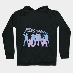 Silhouette design of the billlie group in the ring ma bell era Hoodie